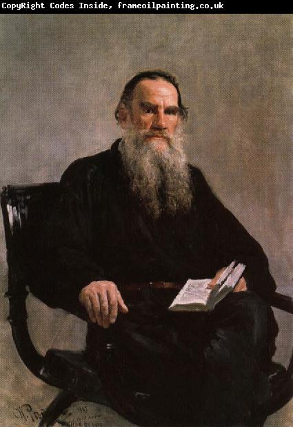 Ilya Repin Portrait of Leo Tolstoy